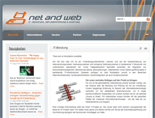 Tablet Screenshot of netandweb.at